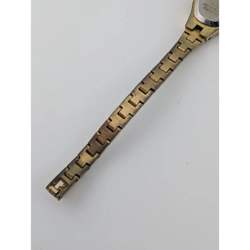 Vintage Nelsonic Watch Women‎ 18mm Case Black Dial 7